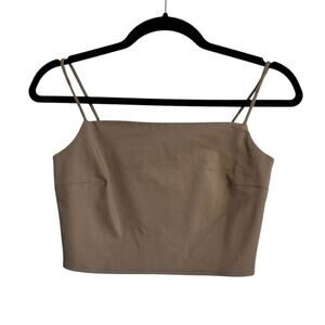 & Other Stories Brown Strappy Crop Top